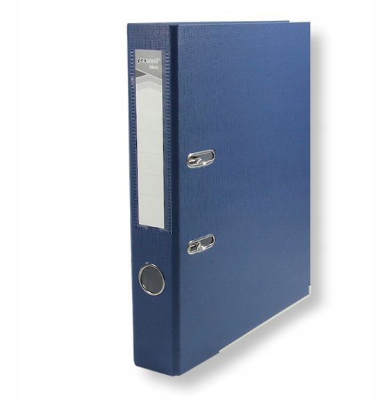 NETTUNO 30 A5 4R BLU Ringband – Stevig PP-gecoat Met 4 Ringen En Binnenzak, Lichtblauw