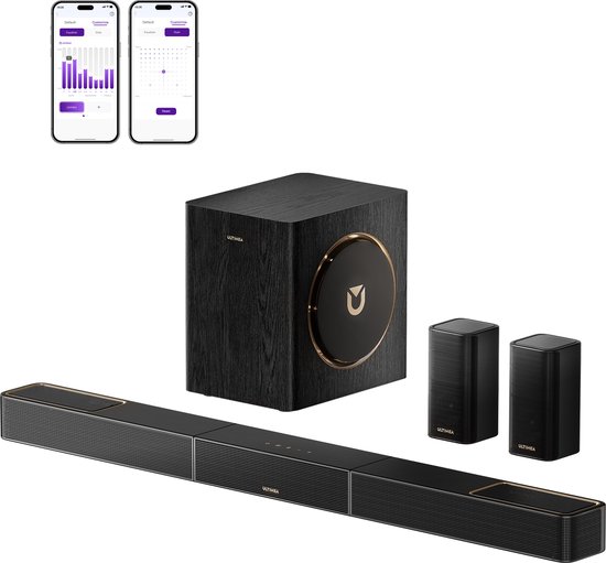 ULTIMEA Skywave X40 Soundbar 5.1.2 Dolby Atmos Zwart - ULTIMEA - €389,99