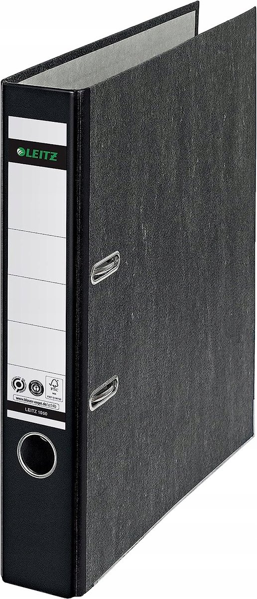 Leitz Ringband A4 52mm Zwart - Efficiënte Documentenorganisatie