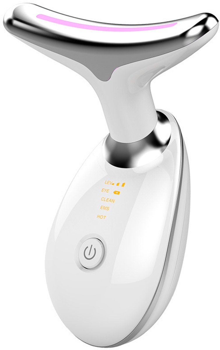 Elektrische gezichtsmassager, rimpelverwijdering en lifting, elektrisch gua sha-bord, EMS-gezichtsmassage, 3 massagestanden