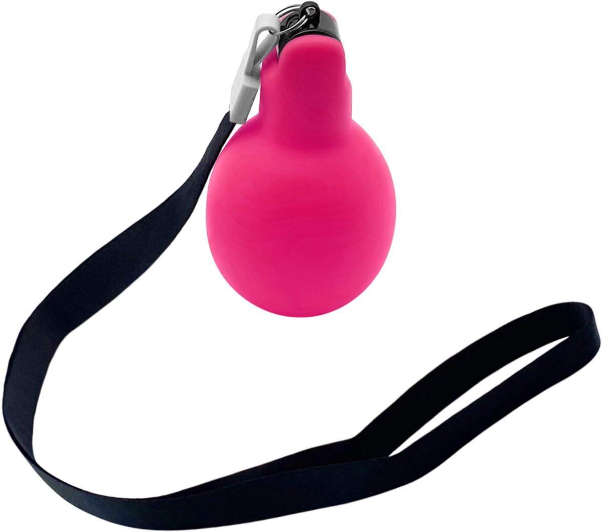 Kavna Knijpfluit met Koord - Handfluit - Scheidsrechterfluitje - Hondenfluitje - Noodfluit bij Ramp - Roze