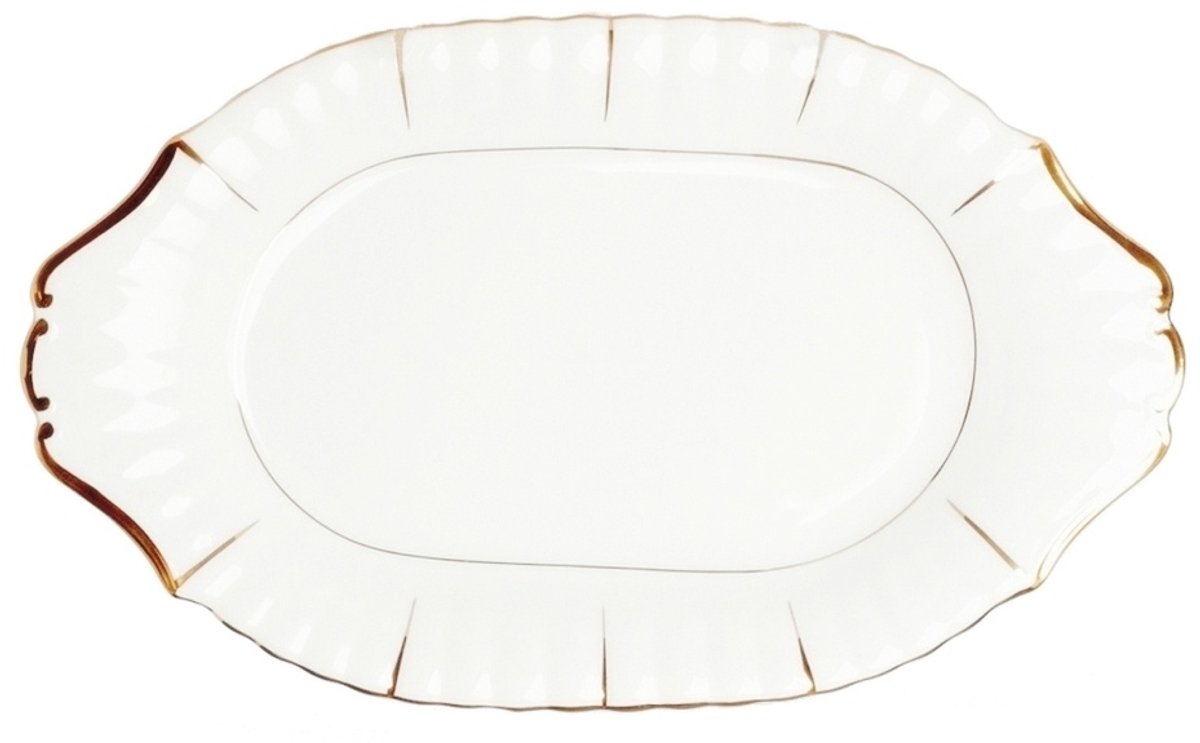 Chodzież Iwona Ovale porseleinen sjaal 24 cm - Decor 0007