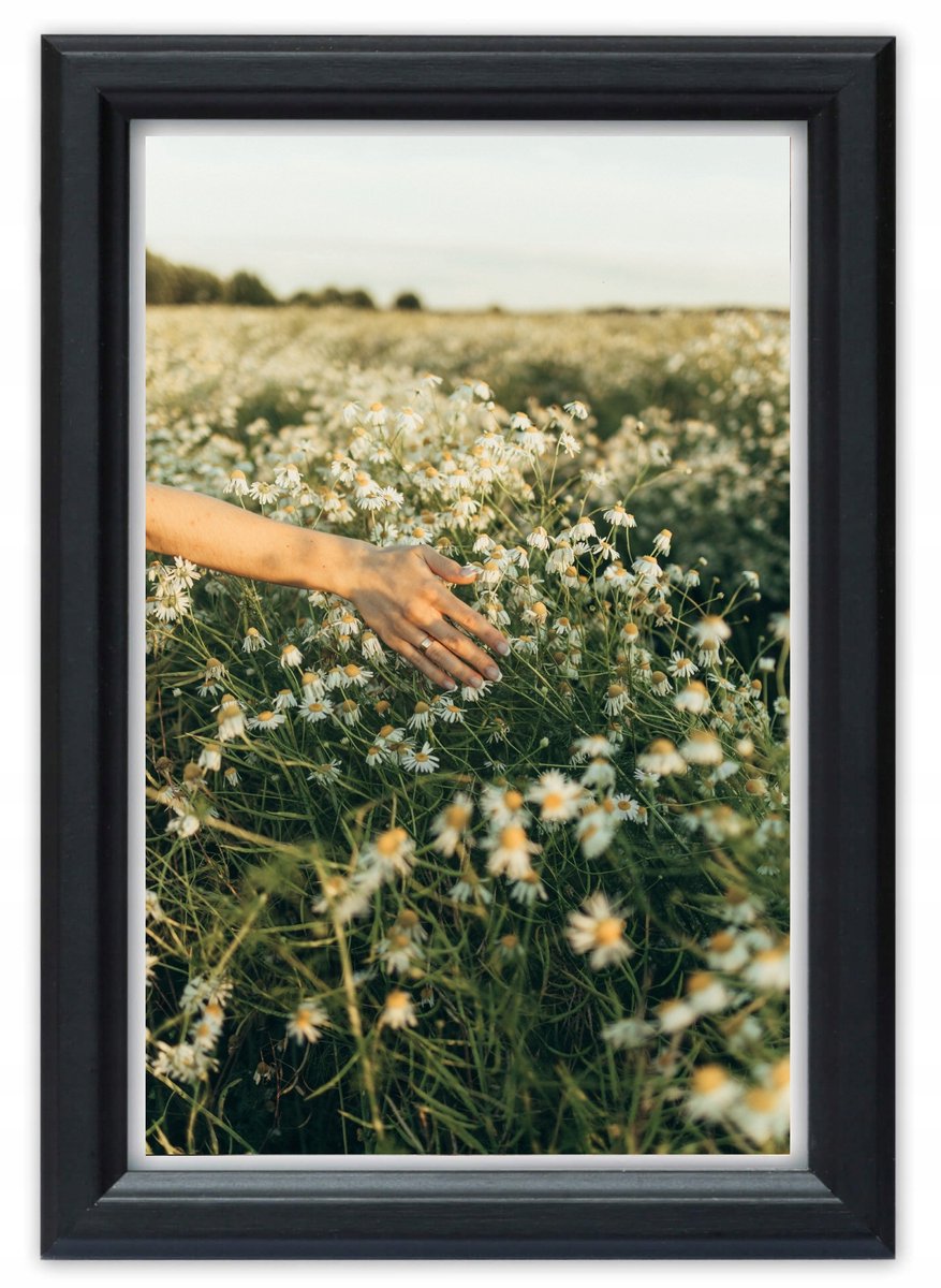 Klassieke Houten Fotolijst Zwart 15x21 cm