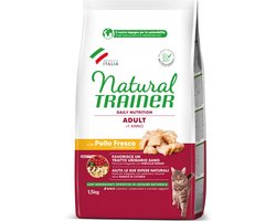 Natural Trainer Adult Kip 1,5 kg - Kattenvoer