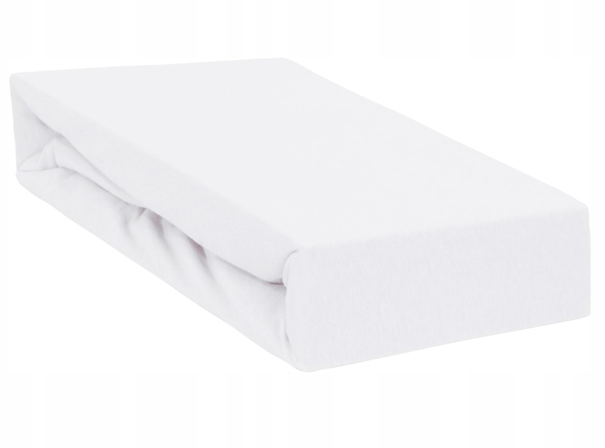 Hoeslaken Katoen 120x60 cm met Elastiek - Wit