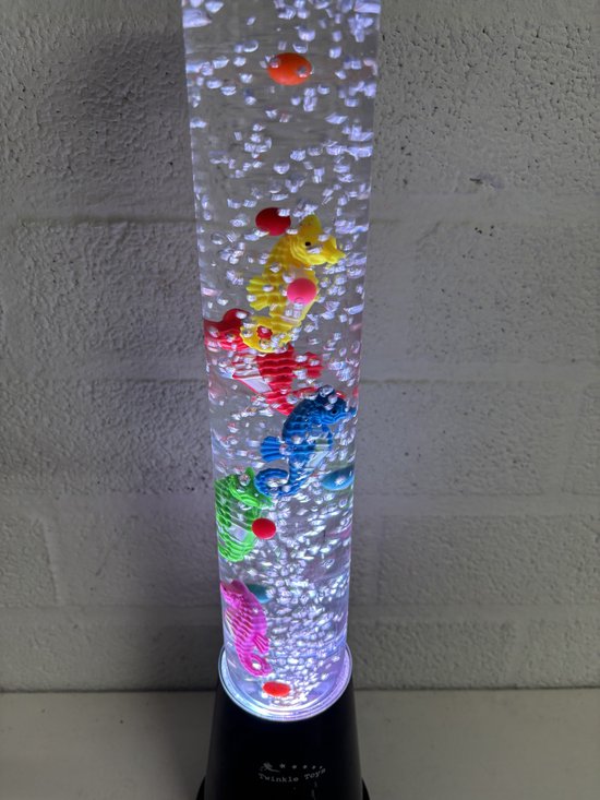Led Zee paardjes bubbel lamp- 50 cm hoog-met ingebouwde bluetooth muziek speler — afbeelding 3