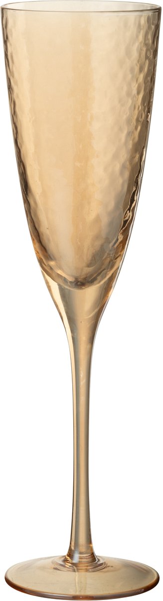 J-Line champagneglas - glas - goud