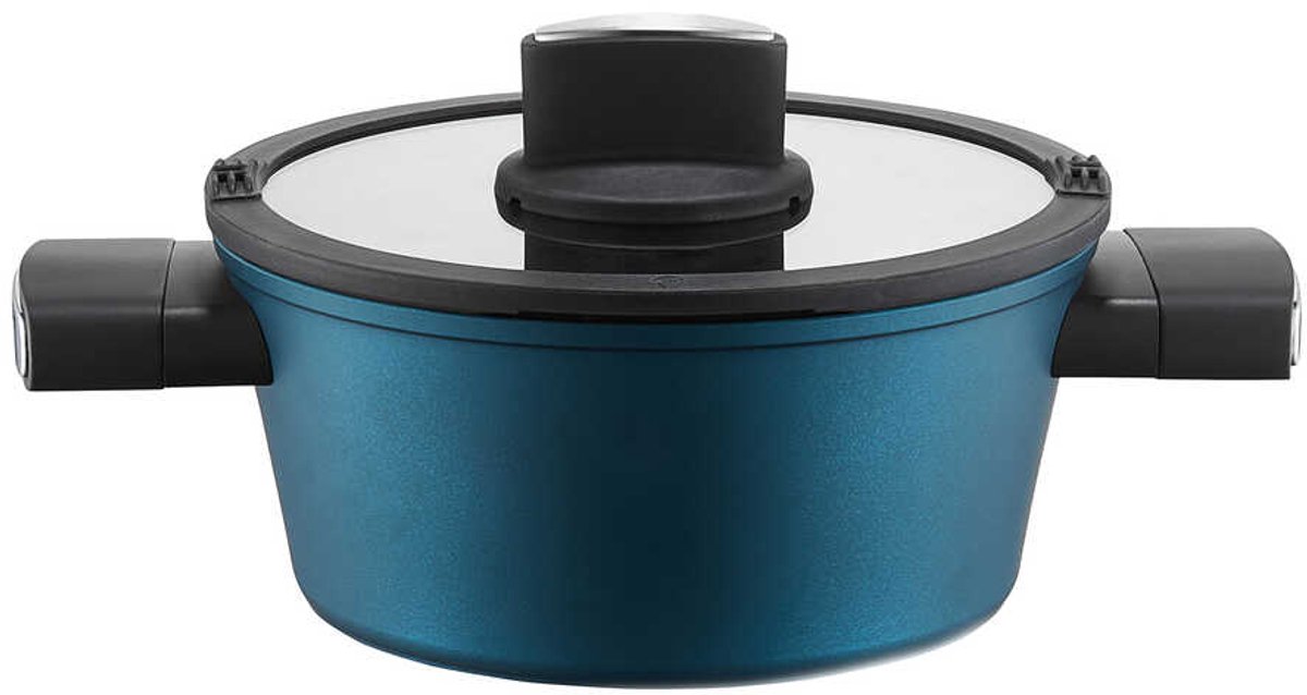 Ambition Azzurro Aluminium Pan 2.3L - 20cm, Anti-aanbak, Inductie