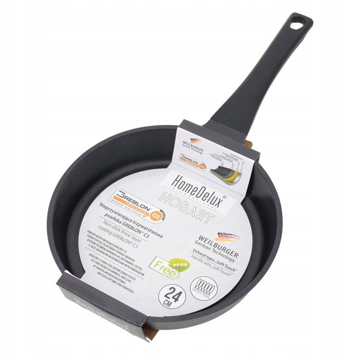 HomeDelux HOBAR 24 cm - Anti-Aanbak, Indutry