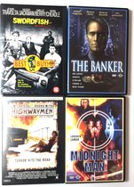 DVD Set - 4 Stuks - Midnightman, Highwaymen, Swordfish, The Banker
