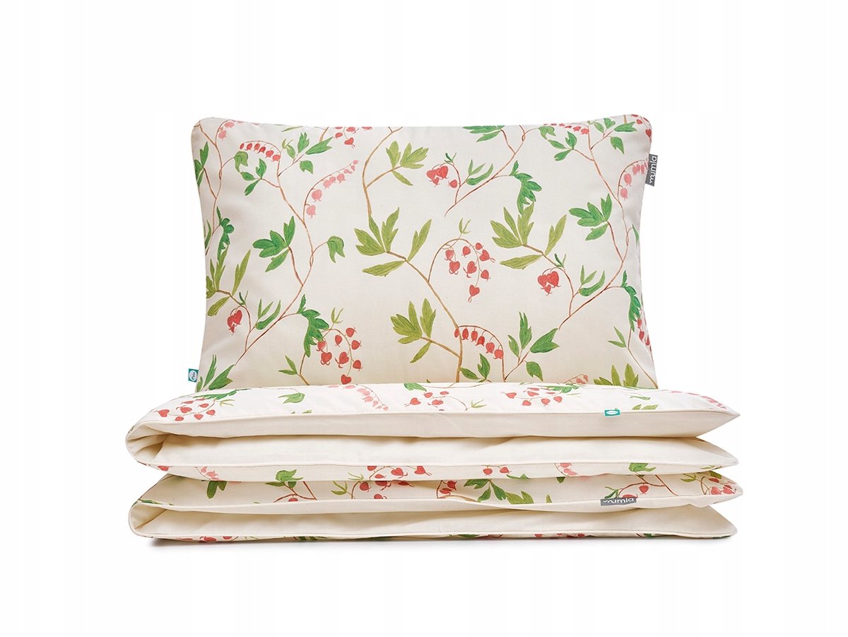 Mumlaluxe Katoenen Beddengoed Set 220x200cm Hartjes & Bladeren