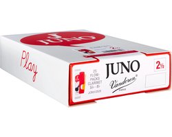 Vandoren Juno JCR012525 Clarinette Sib 2.5 rieten voor Bb-klarinet (25 stuks)