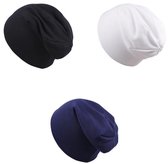 Gebreide kindermutsen - 3 stuks - Aanbevolen voor kinderen van 6 maanden tot 5 jaar - Hoogte 23 cm - Breedte 19 cm - Zacht en warm - Geschikt voor zowel jongens als meisjes - Geschikt voor lente, herfst en winter - Mutsen - Slouchmutsen voor kinderen