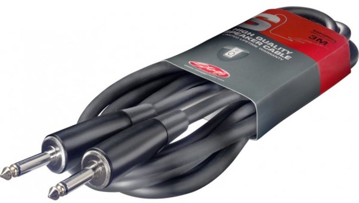 Stagg SSP1,5PP25 Speakerkabel 2.5 mm2 Jack/Jack 1.5 meter