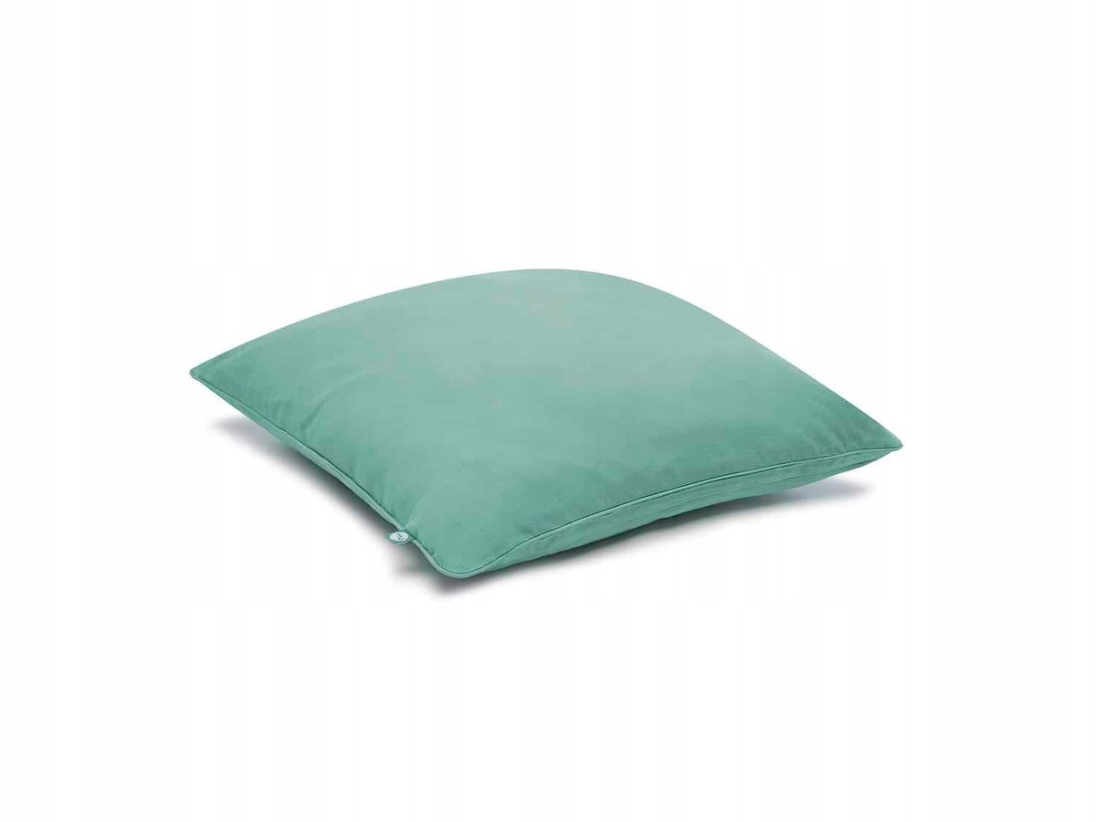 Basic Kussenhoes Groen 40x40 cm - Zachte Katoen met Rits