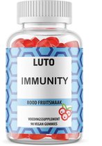 Immunity - Multivitamine voor ondersteuning weerstand - geen capsule, poeder of tablet - Vitamine C, Echinacea purpurea, vlierbes en propolis - vegan - 90 gummies - LUTO Supplements