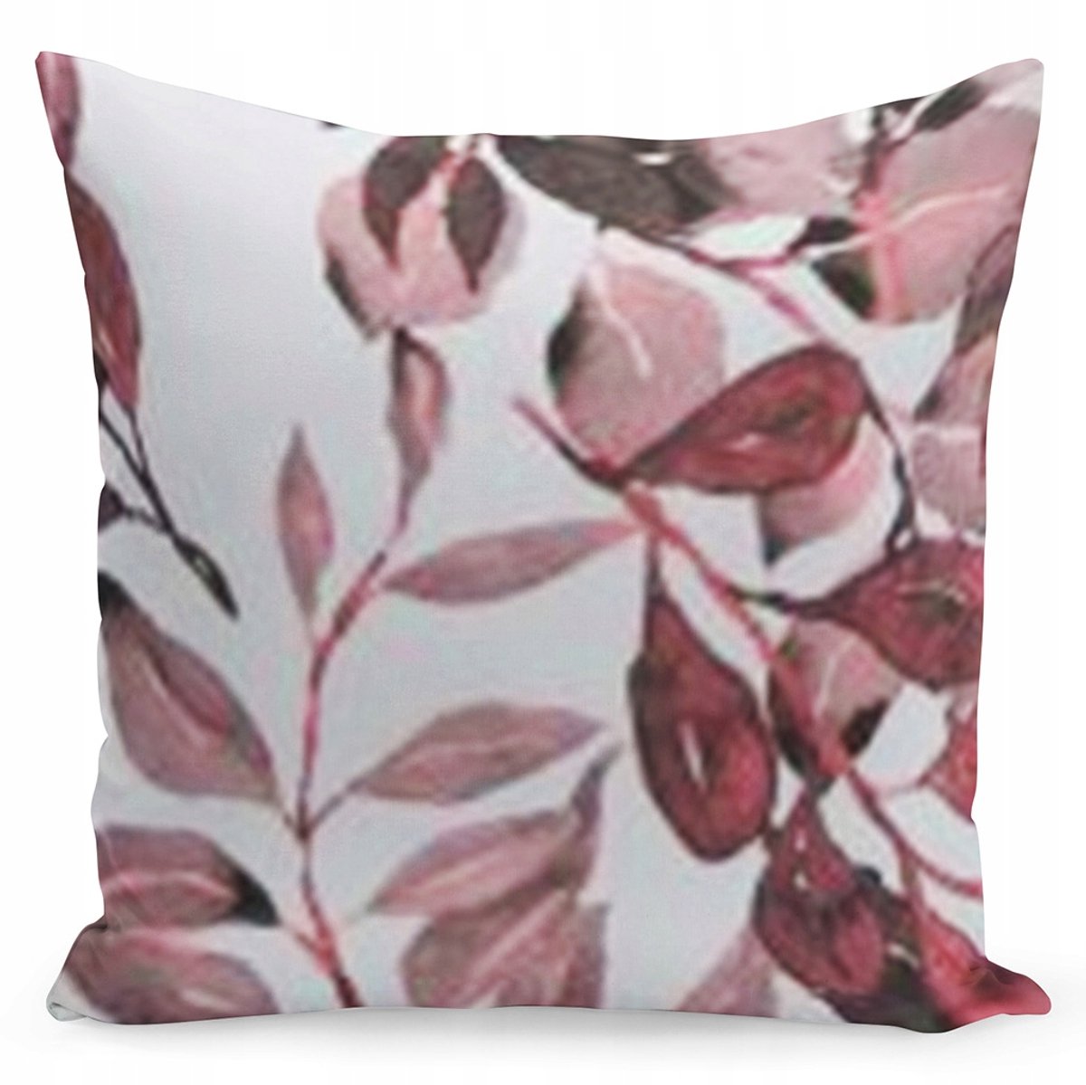 Decoratieve Kussenhoes 40x40cm - Zacht & Stijlvol Bladmotief