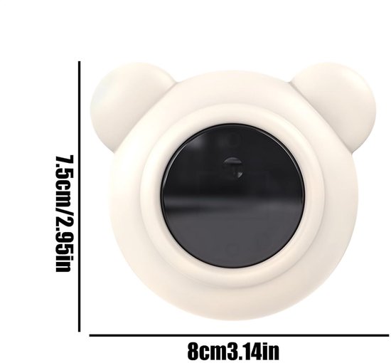 Babybadthermometer - Veilige digitale waterthermometer met LED-display - Geschikt voor babybadjes, badkuipen, zwembaden, thuis, binnen en buiten. van Alecto — afbeelding 4