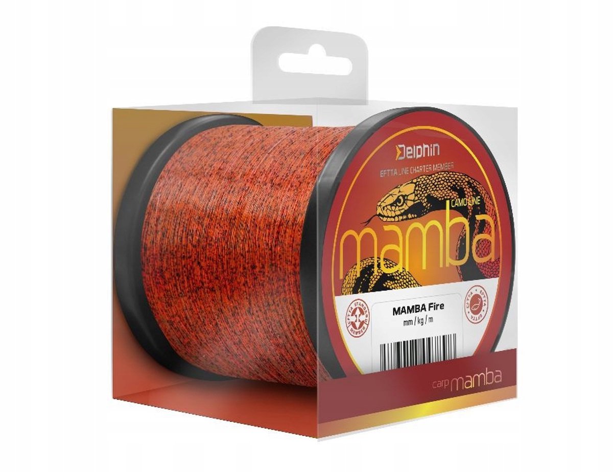 Delphin MAMBA Feeder/Fire Vislijn 0.20mm 300m - Sterk & Camouflage