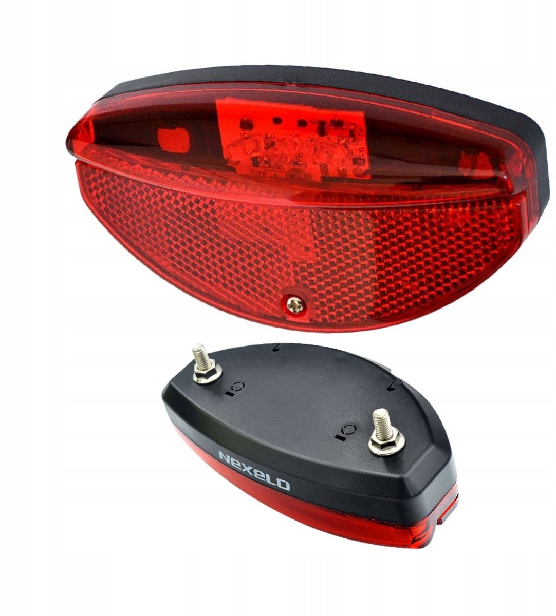 Achterlicht Fiets Dynamo LED - Zwart, 1 Functie