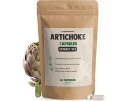 Cupplement Artichoke Extract 500mg 60 Capsules - Artisjok - Darmgezondheid - 60 dagen voorraad per zakje
