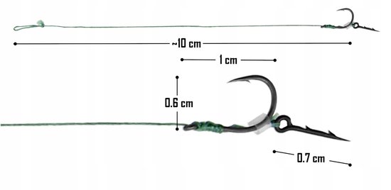 Kant-en-klare Method Feeder Haken met Naald - Haak #14 — afbeelding 4