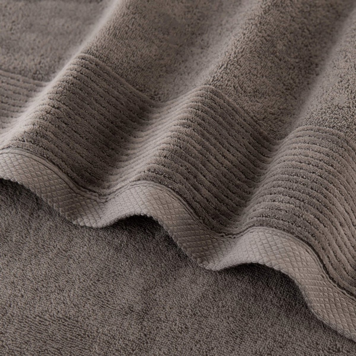 Zwoltex Canto Handdoek Donker Beige Katoen 50x90cm Ultrasoft