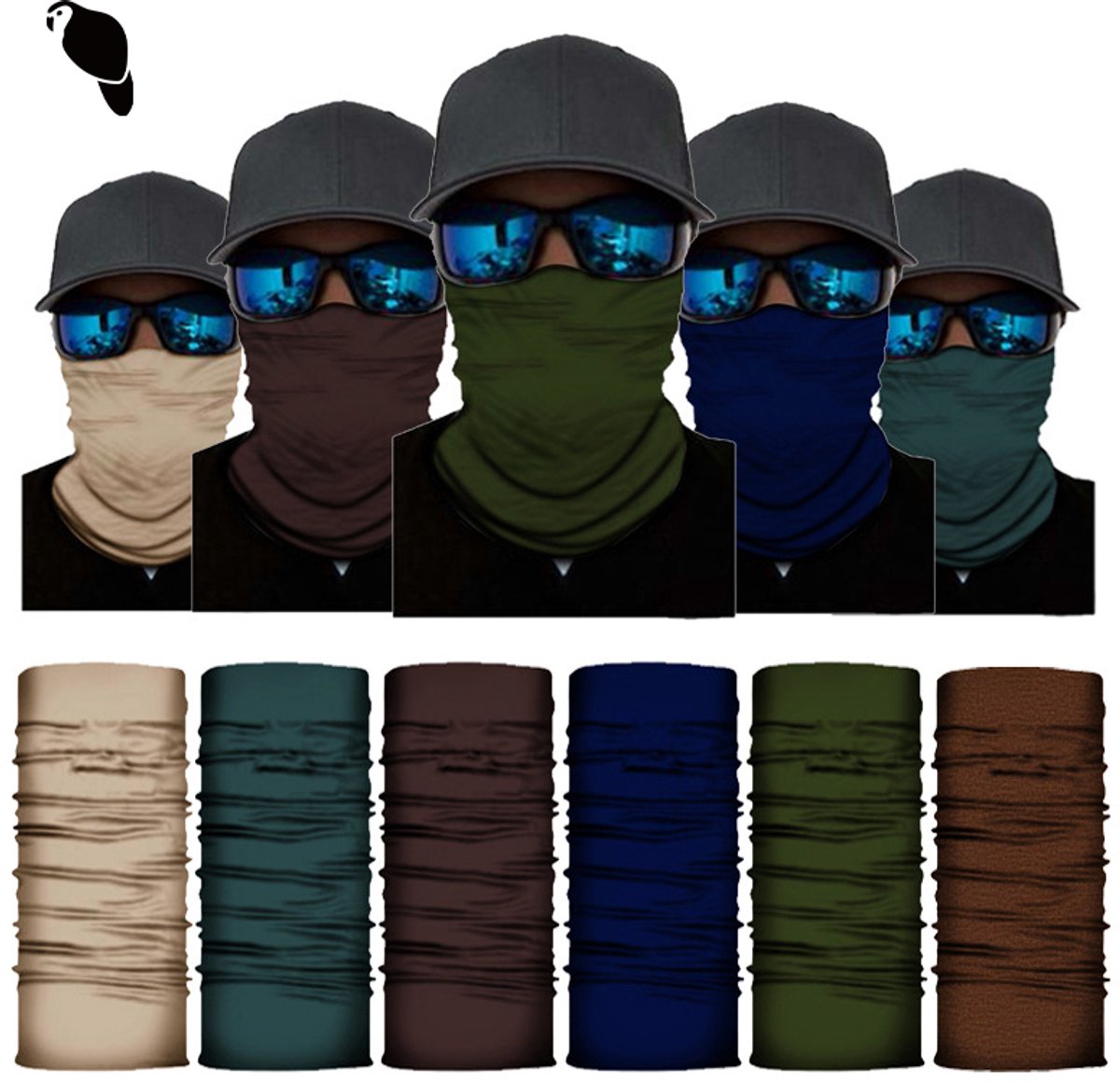 WVspecials Dubbel-laags fleece nekwarmer Zwart | Wind- & kouweresistente halswarmer unisex