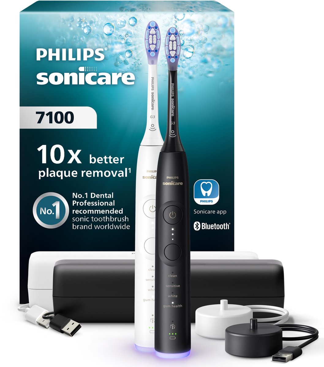 Philips HX7429/02 Sonicare Zwart/wit