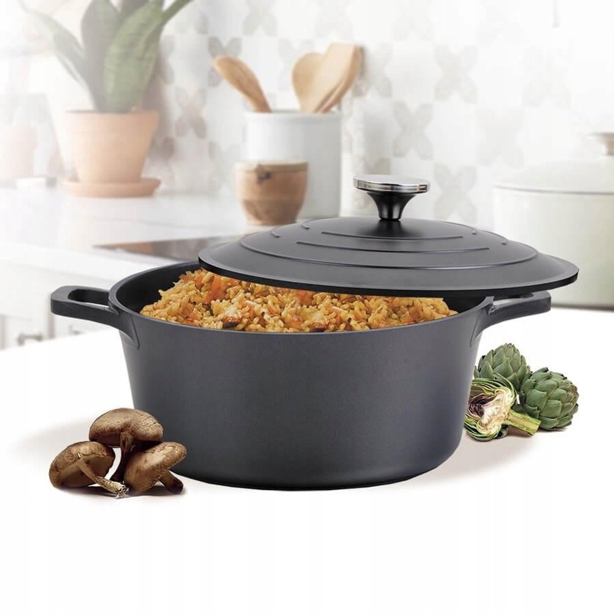 Maestro Kookpan met Deksel 24cm, 4.2L - Aluminium