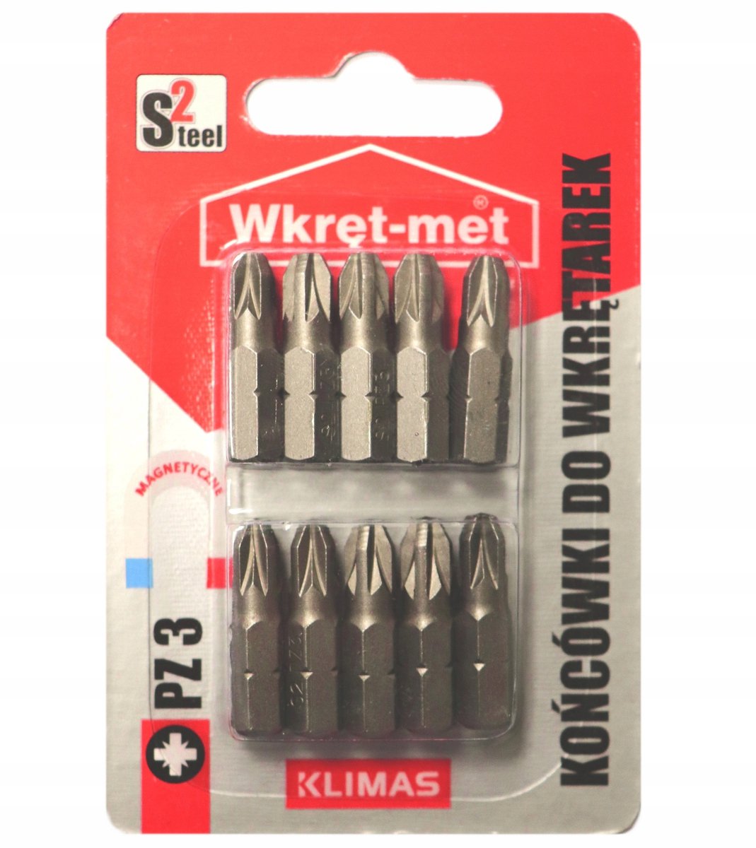 Wkręt-Met PZ3 Schroefbits 10 Stuks 25mm