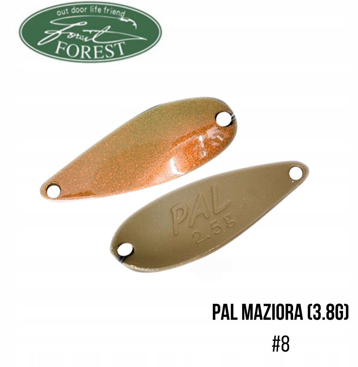 Forest PAL Maziora Lepel 3,8 g - Bruin Vislokker