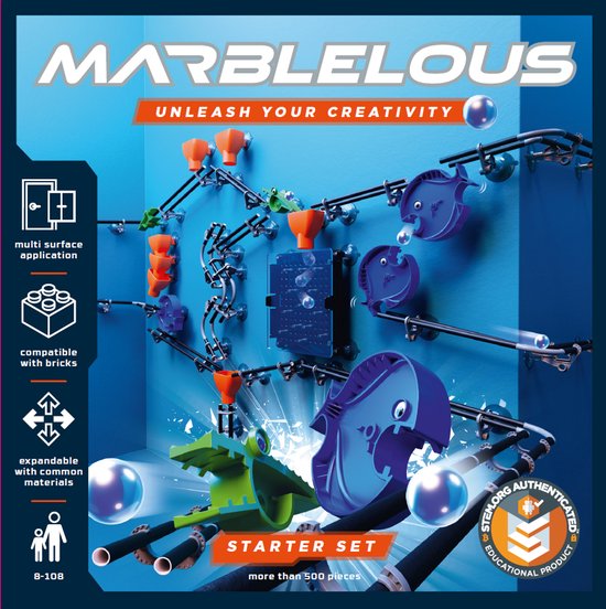 Marblelous Knikkerbaan Starter Set 500-delig