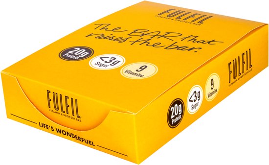 Fulfil Nutition Bar Mix Box - Eiwitreep / Proteine reep - 10 repen (550 gram) - 1 doos — afbeelding 3