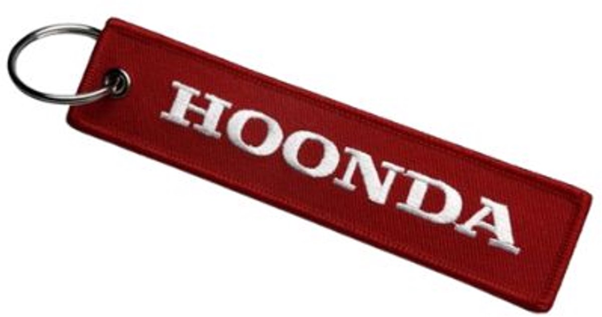 Hoonda sleutelhanger - Motor sleutelhanger - Motorrijder kado cadeau - CB CBR - CRF NC750 - Africa Twin - Monkey - Motor accessoires