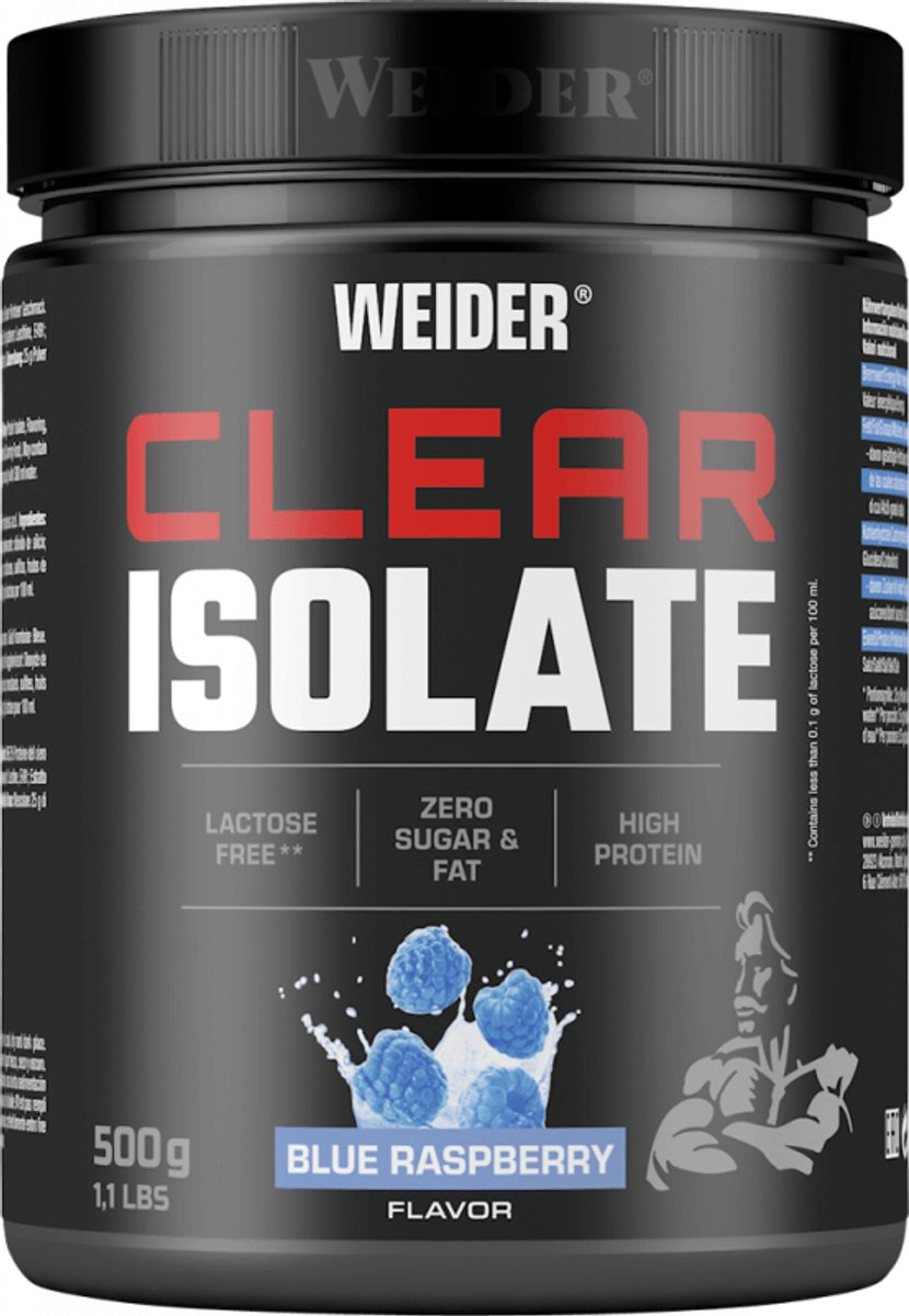 Weider Clear Isolate (500g) Blue Raspberry - Eiwitten - Helder eiwit