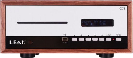 Leak CDT CD Speler - Inclusief CD-R/RW - Soepel transportsysteem - Retro design - Walnoot