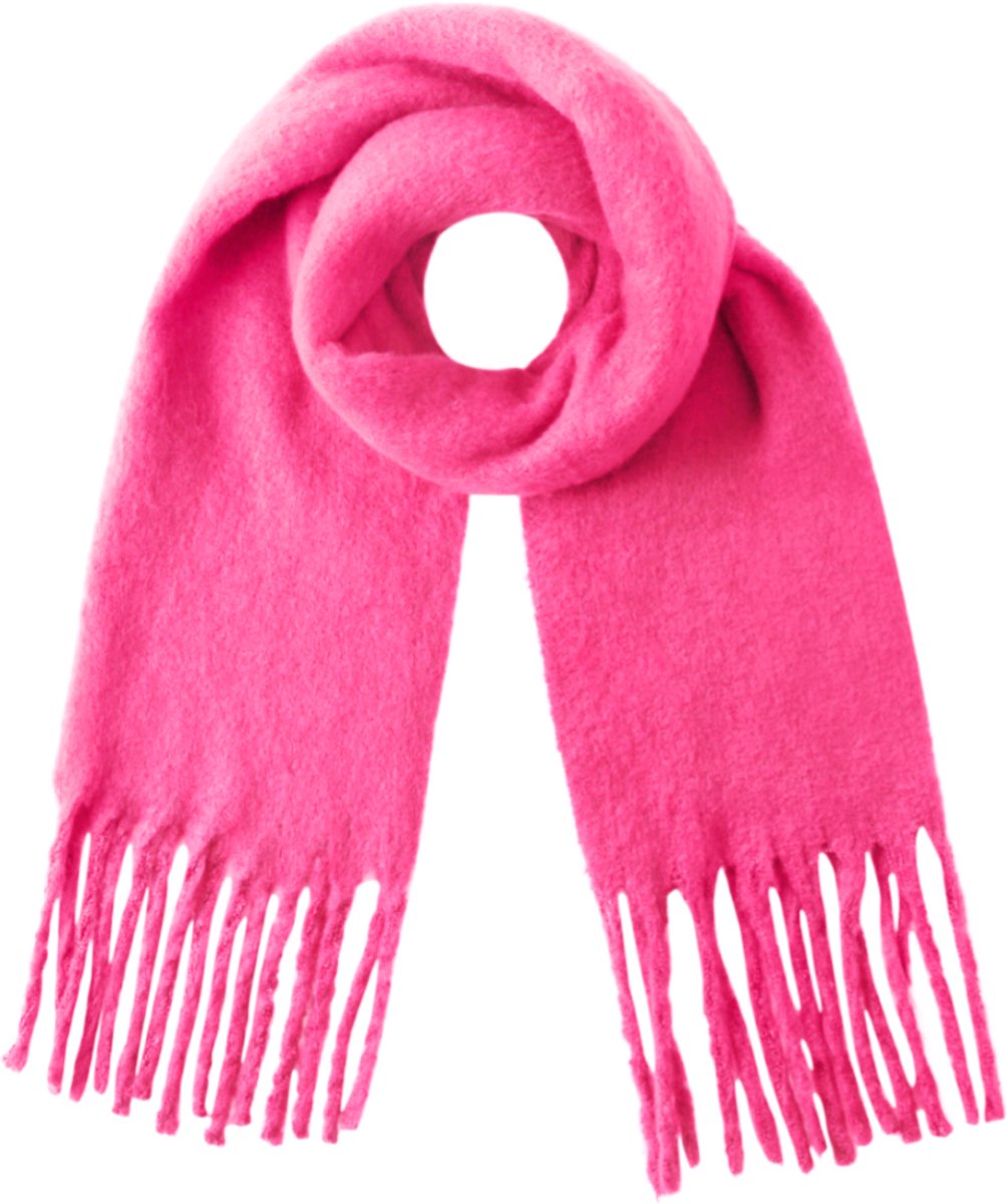 Trendy Najaars Sjaal – Heerlijk Zacht & Warm – 180x50 cm – Polyester – Herfst/Winter - roze