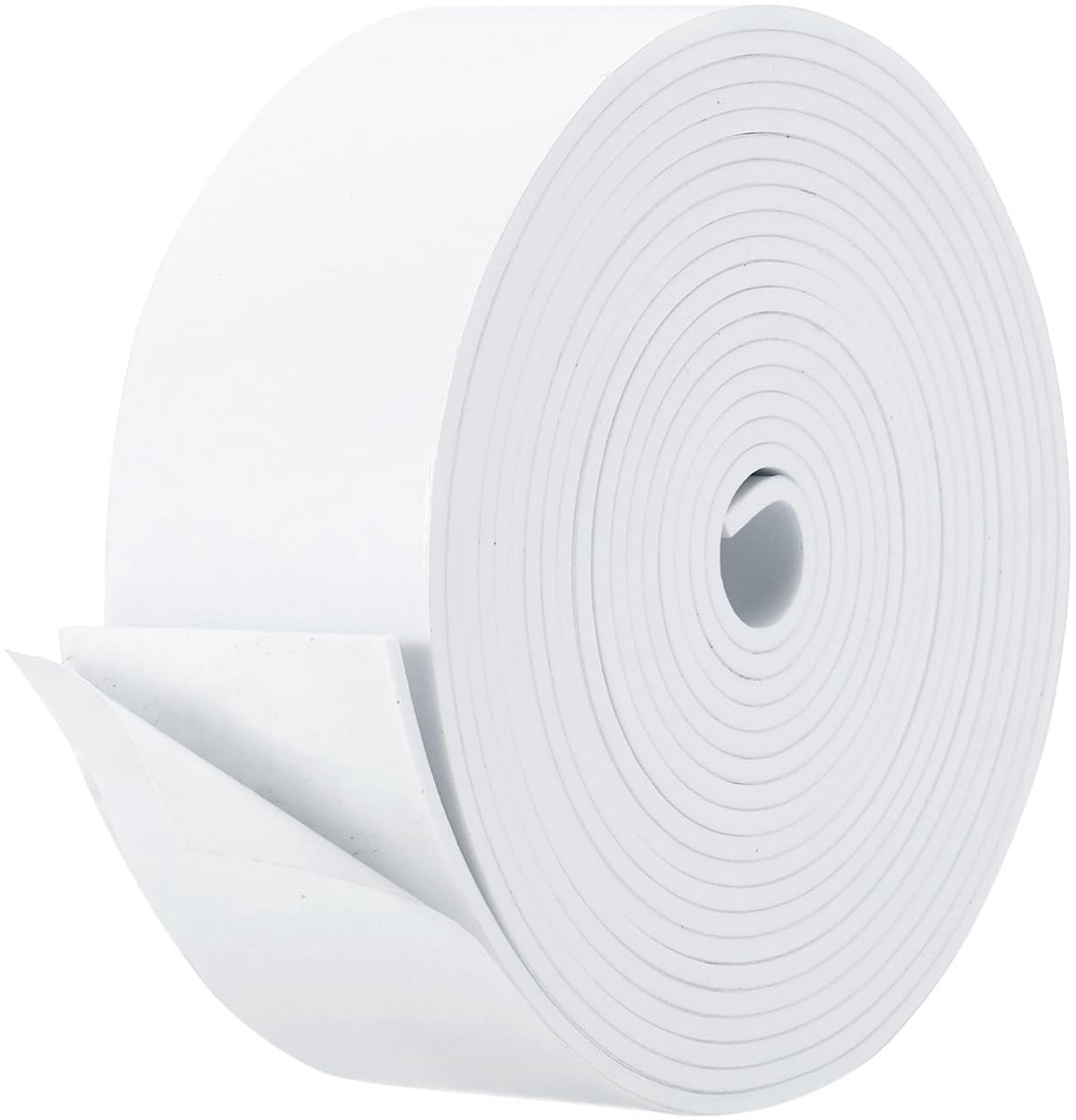 Weather Stripping Dorpsealstrip - 6,5 cm x 30 cm - Zelfklevend Geluidsisolatie Schuim voor Deuren en Ramen - Wit