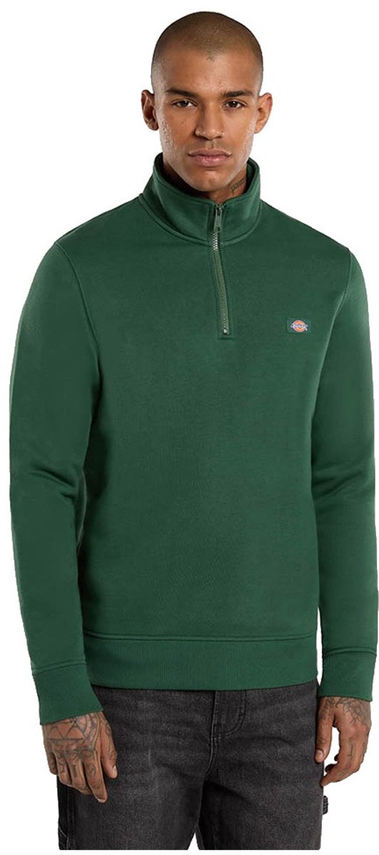 Dickies Oakport Sweatshirt Met Halve Rits 2XL Man Groen