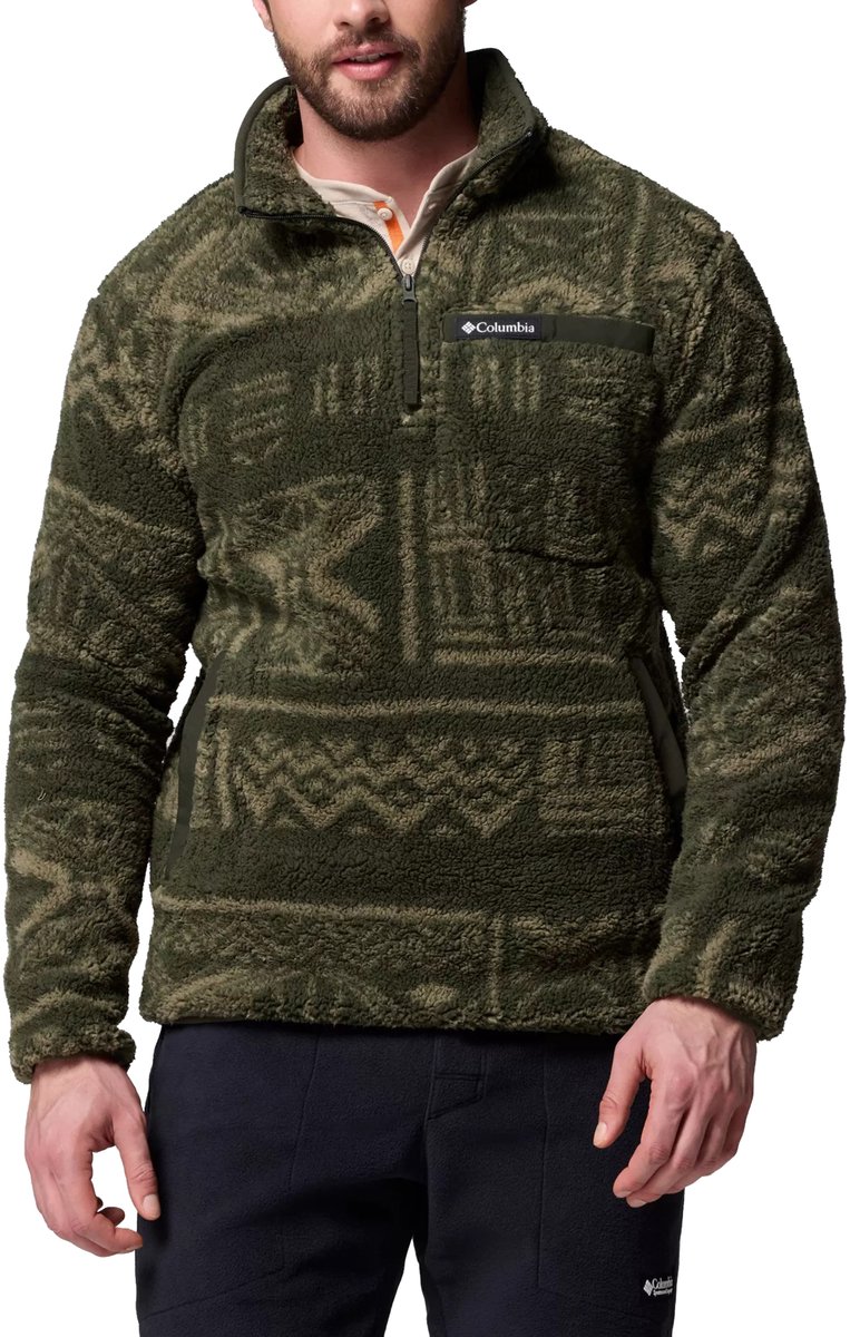 Columbia Rugged Ridge Sherpa ½ Zip heren fleecejas outdoor 2135471 Groen