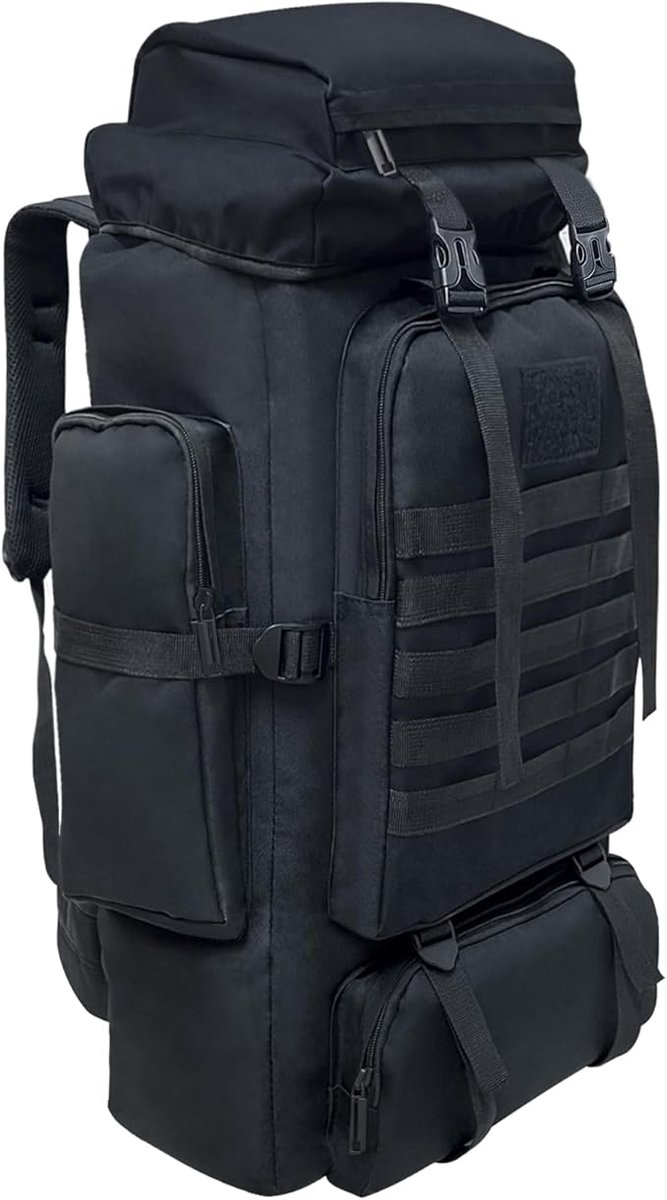 Wandelrugzak - Waterproof Rugzak - Militaire Rugzak - Grote Capaciteit - Comfortabel en Ademend - 80L
