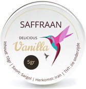 Saffraan | Delicious Vanilla | 100% Puur uit Iran | 5 gram