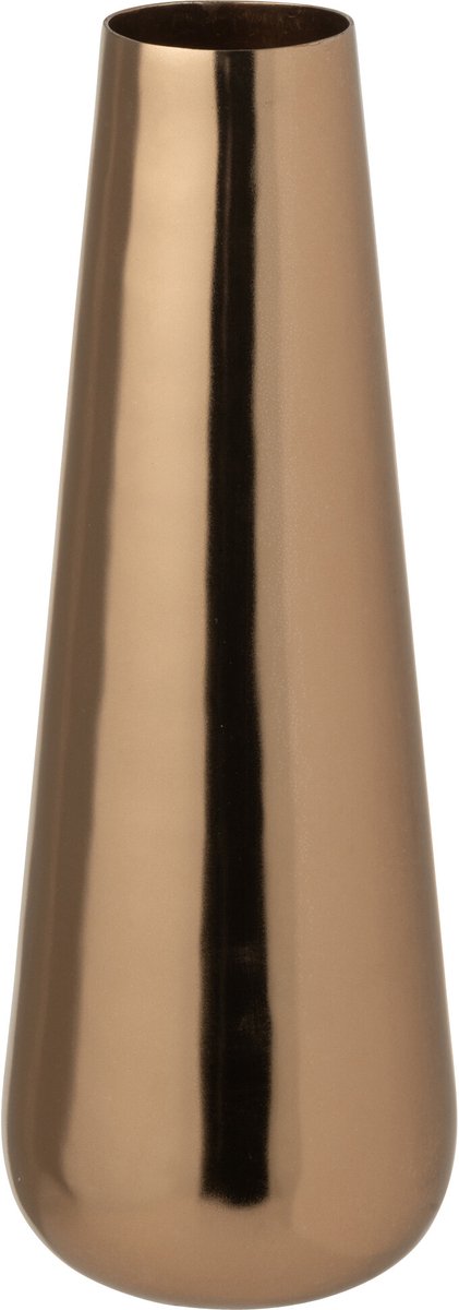 J-Line vaas - aluminium - goud - small - 40 cm hoog Roségoud