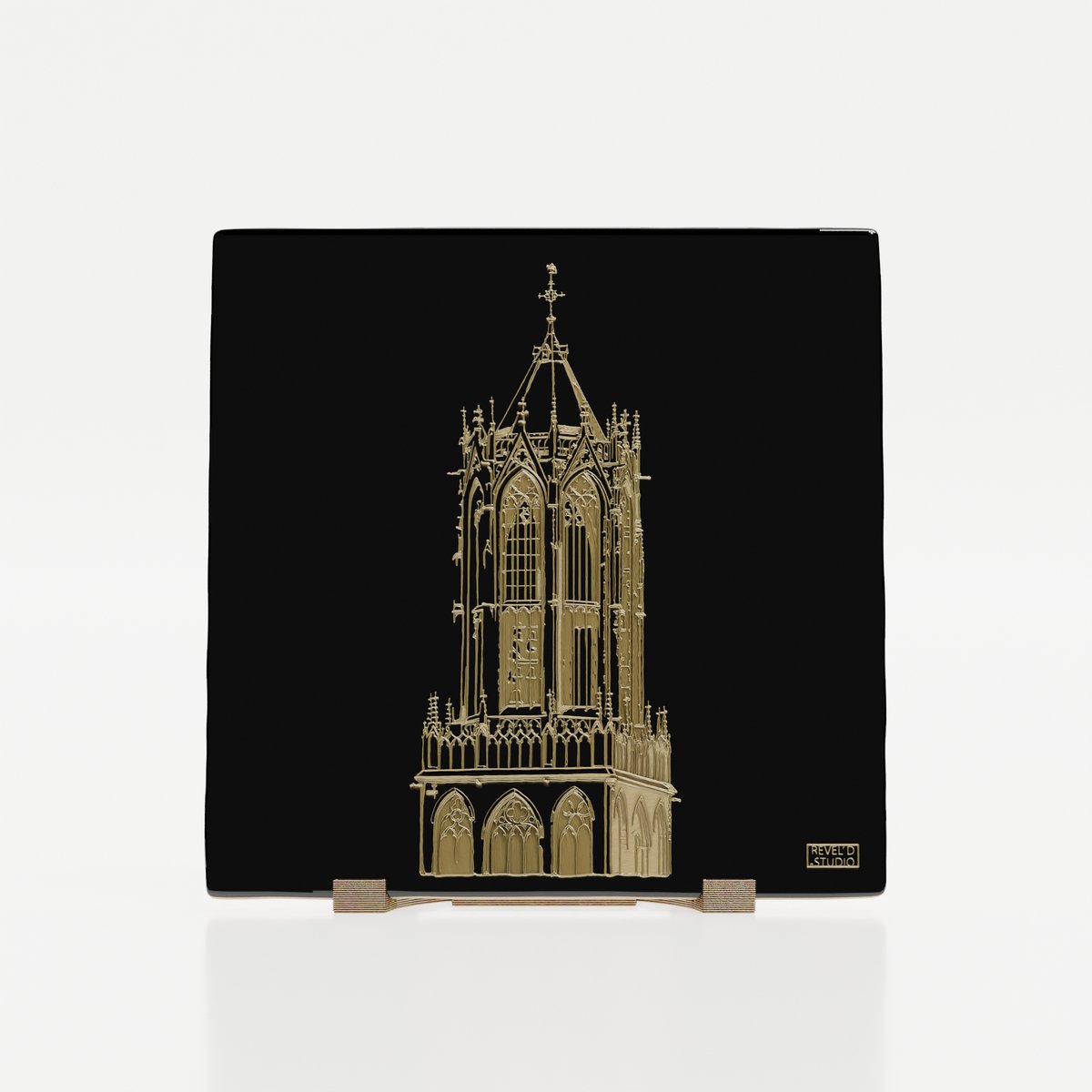 De Dom - Utrecht- DomToren- Tegel (3D-Print)