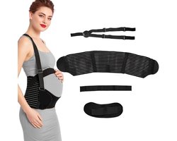 Buikbrace - Zwangerschap - Zwart L