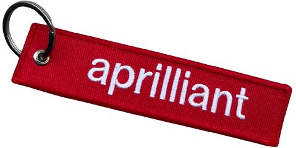 Aprilliant sleutelhanger - Motor sleutelhanger - Motorrijder kado cadeau - Aprilia SX/SR - Aprilia Tuono/Dorsoduro