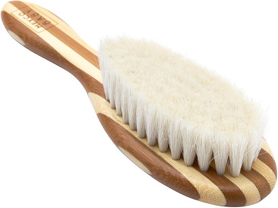 Meyco Baby Stripe Kapset - Bamboe - Natural/Walnut - 3-delig van Merkloos — afbeelding 2
