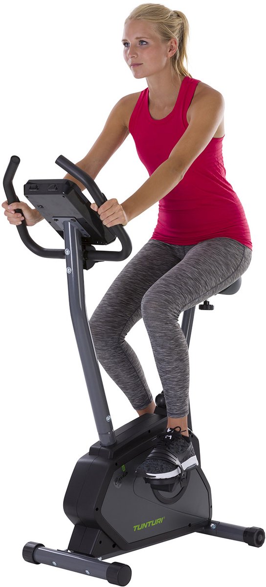 Tunturi Cardio Fit E30 hometrainer - Fitness fiets met ergometer - 12 trainingsprogramma's - Hartslagfunctie