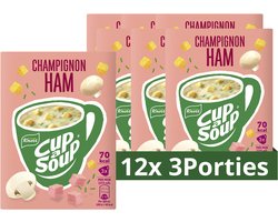 Knorr Cup A Soup- Champignon Ham- zonder smaakversterkers en kleurstoffen - 36 Porties